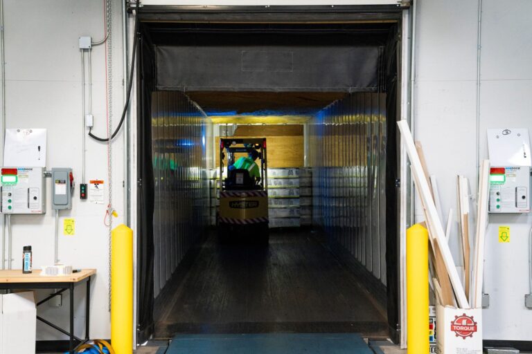 Laser Truck Docking Guidance System